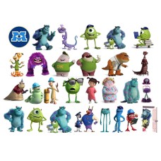 711150Z foaie de icing personaje Monsters Inc 29x20 cm